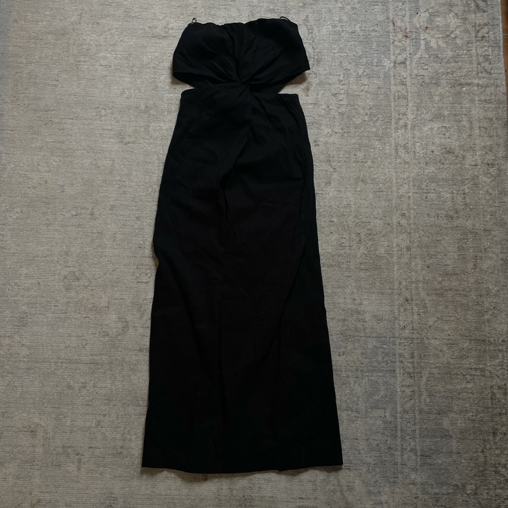 Zara Sidecut Strapless Dress